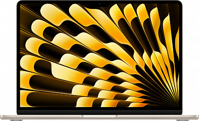 Ноутбук Apple MacBook Air 15" (M4, 2025) 16 ГБ, 256 ГБ SSD, сияющая звезда